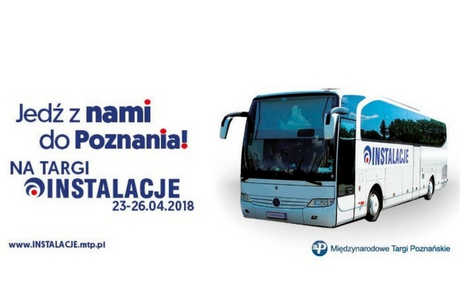 Nie wiesz jak dojechać na targi Instalacje 2018? Weź udział w akcji autokarowej!