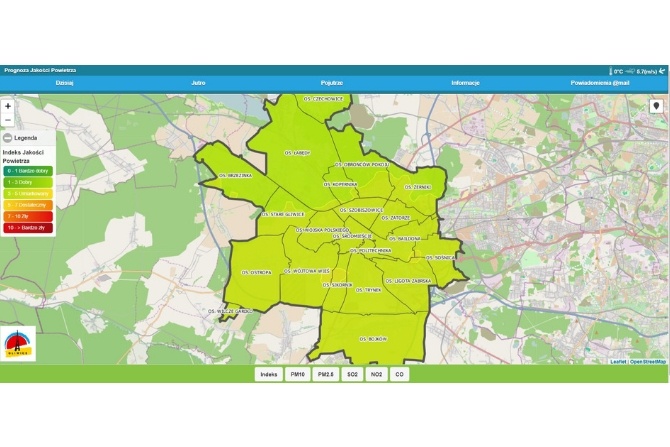 Mieszkańcy Gliwic sprawdzą prognozę jakości powietrza trzy dni do przodu
