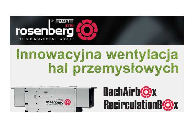 Innowacyjna wentylacja HAL PRZEMYSŁOWYCH