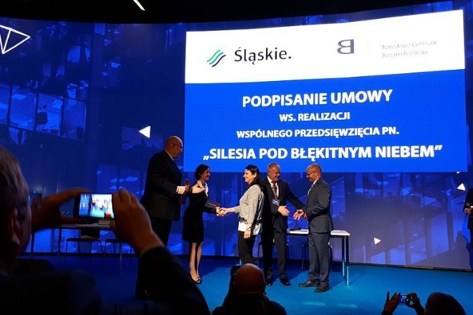 NCBR i Województwo Śląskie rozpoczyna współpracę w ramach projektu „Silesia pod błękitnym niebem”