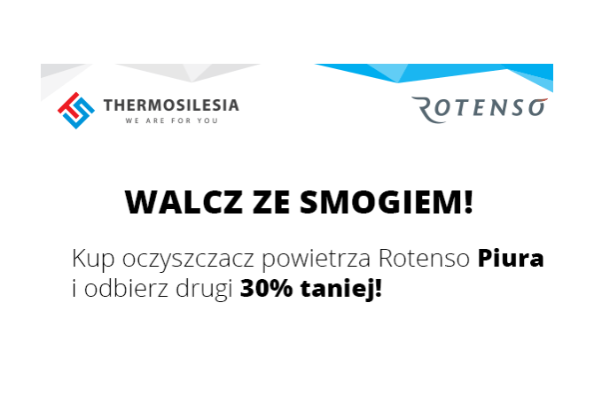 Kup oczyszczacz powietrza Rotenso Piura, a drugi kupisz 30% taniej