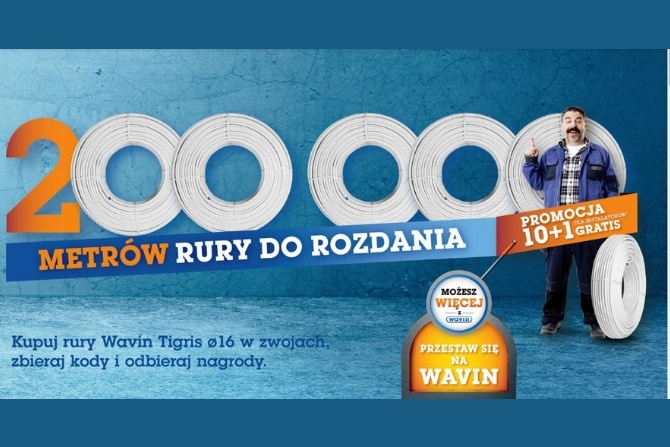Konkurs - 200 tys. metrów rury do rozdania!