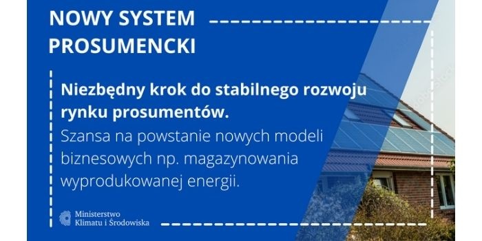 Według MKiŚ nowe zasady rozliczania będą korzystne dla prosumentów