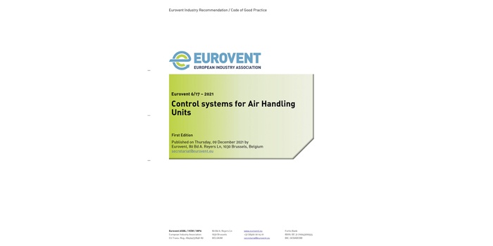Systemy sterowania centralami wentylacyjnymi – nowe wytyczne Euroventu