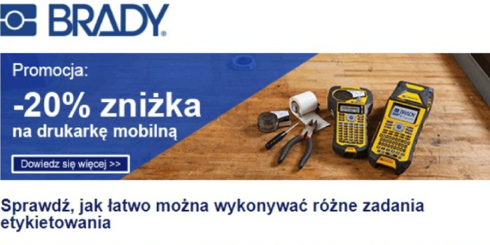 Szybkie i łatwe drukowanie etykiet. Teraz z 20% rabatem na nową drukarkę!