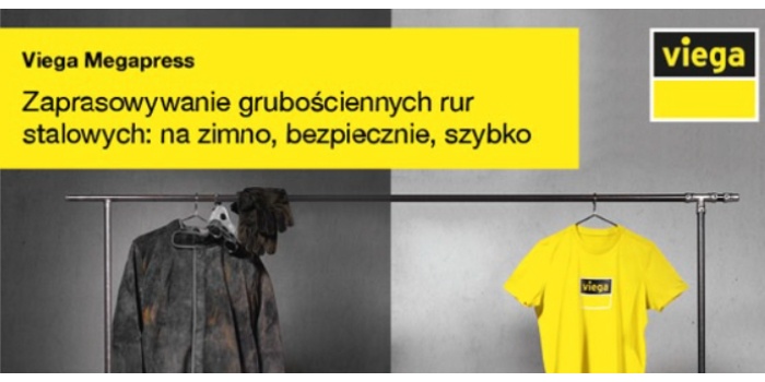 Viega Megapress. Zaprasowywanie grubościennych rur stalowych: na zimno, bezpiecznie, szybko