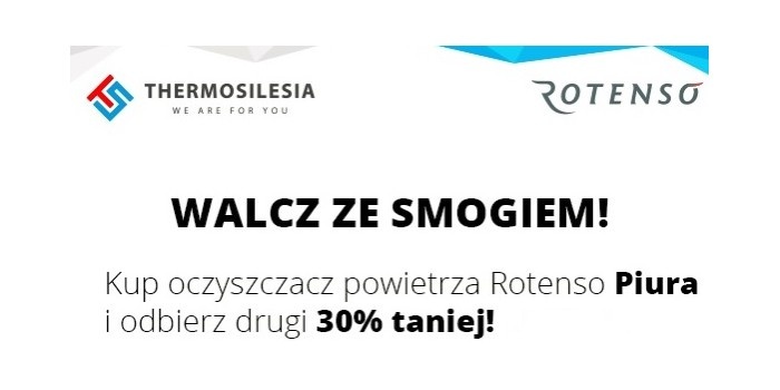 Kup oczyszczacz powietrza Rotenso Piura, a drugi kupisz 30% taniej