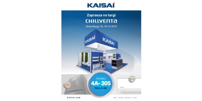 KAISAI przedstawi premierowe produkty na targach CHILLVENTA 2018