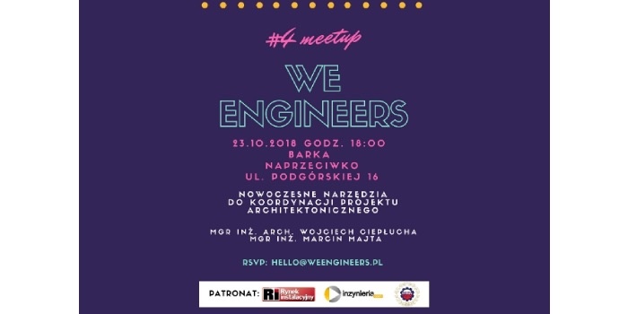 Bezpłatny meetup w Krakowie - "Nowoczesne narzędzia do koordynacji projektu architektonicznego"