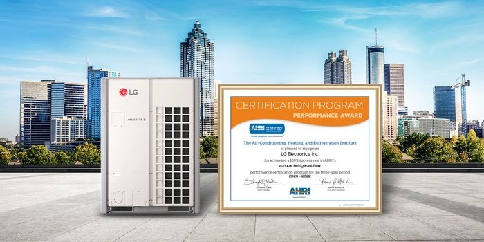 LG nagrodzona za wydajność urządzeń HVAC