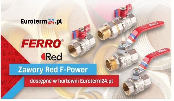 Zobacz wszystkie zawory F-Power marki RED by Ferro na Euroterm24