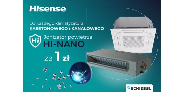 Promocja Hisense: jonizator Hi-Nano za 1 zł do zakupu klimatyzatora