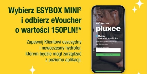 Wybierz ESYBOX MINI3 i odbierz eVoucher o wartości 150PLN
