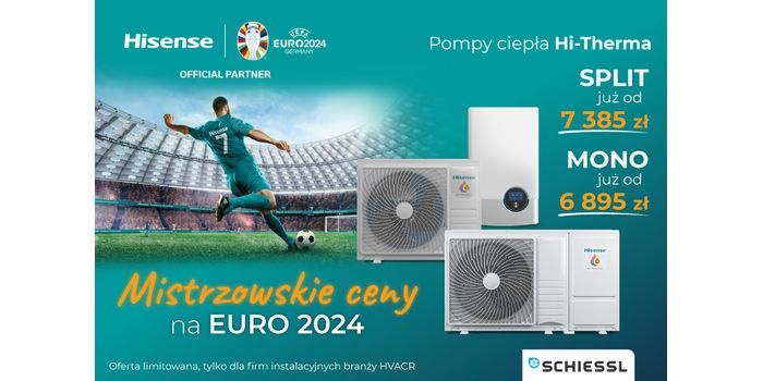 Pompy ciepła Hisense – mistrzowskie ceny na EURO 2024