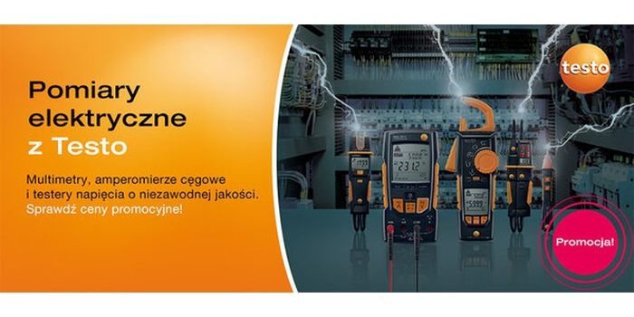 Pomiary elektryczne z Testo