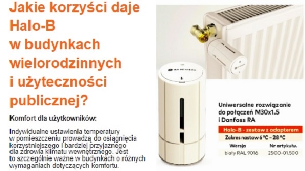 Jakie korzyści daje Halo-B w budynkach wielorodzinnych i użyteczności publicznej?