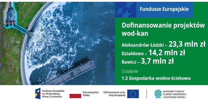 41 mln zł na inwestycje wodno-ściekowe