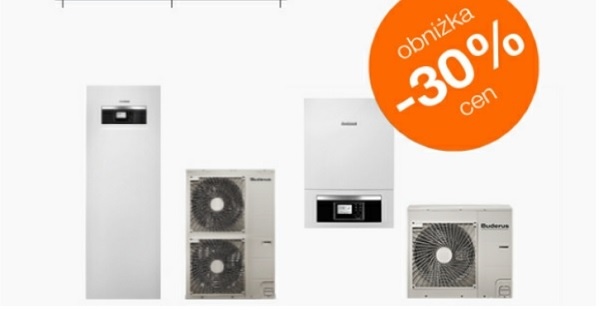 Buderus obniża ceny aż o 30% na wybrane pompy ciepła