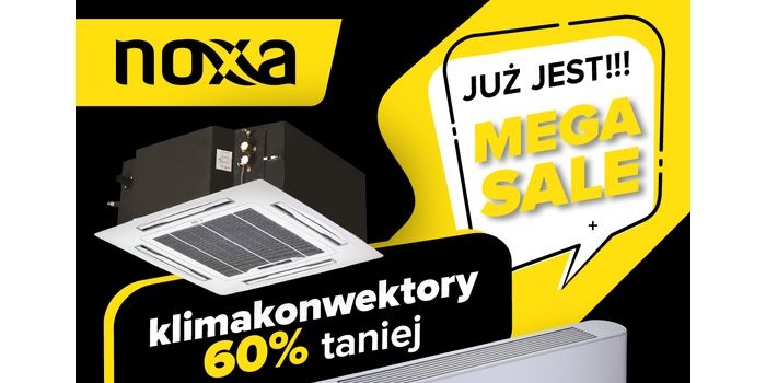 Ciąg dalszy mega wyprzedaży w marce Noxa – klimakonwektory w atrakcyjnych cenach!