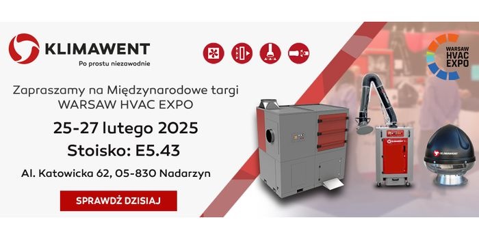 Klimawent na targach Warsaw HVAC Expo