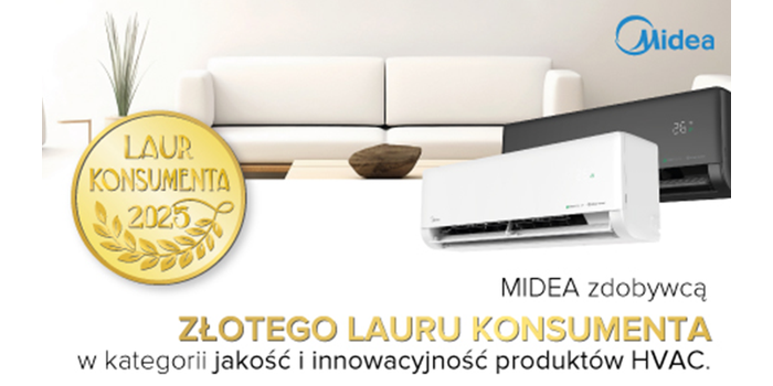 Midea zdobywa Złoty Laur Konsumenta 2025