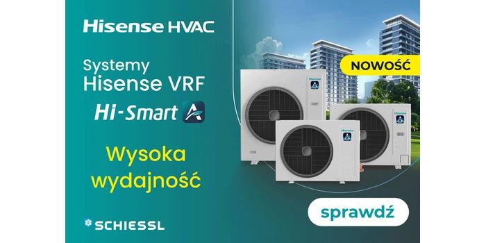 Kompaktowe systemy VRF seria A Hisense