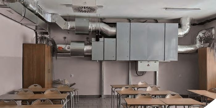 Technologie i urządzenia usprawniające wentylację szkół