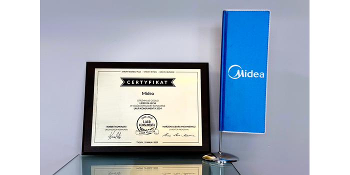 Midea z prestiżowym wyróżnieniem