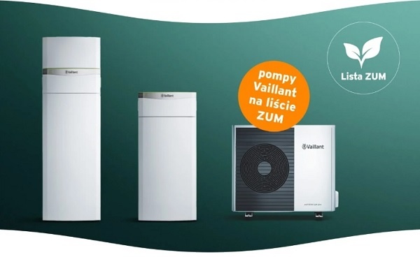 Modele pomp Vaillant na liście ZUM!