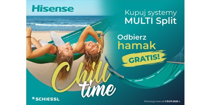 Kupuj systemy MULTI Split i zgarnij hamak gratis!