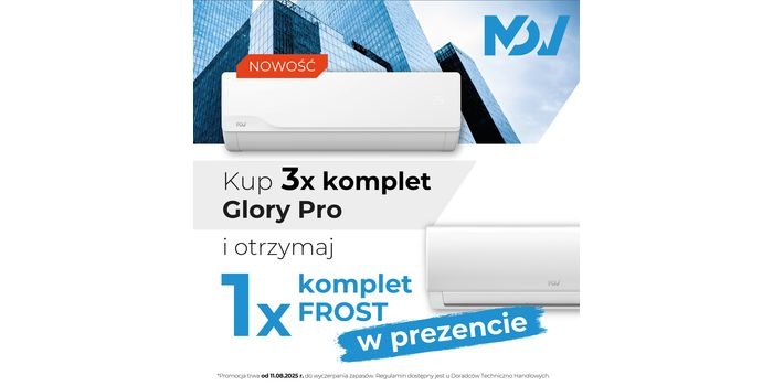 Promocja 3+1 na komplety Glory Pro MDV