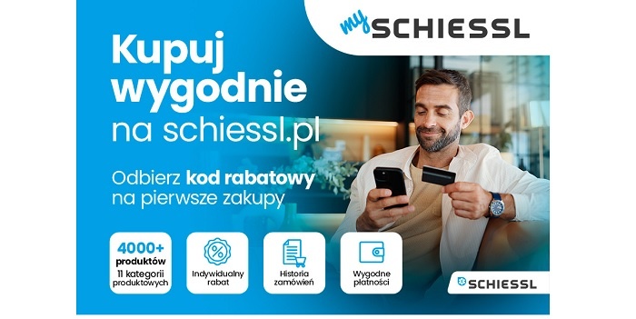 Kupuj wygodnie online www.schiessl.pl! Zarejestruj się i odbierz kod rabatowy na pierwsze zakupy!