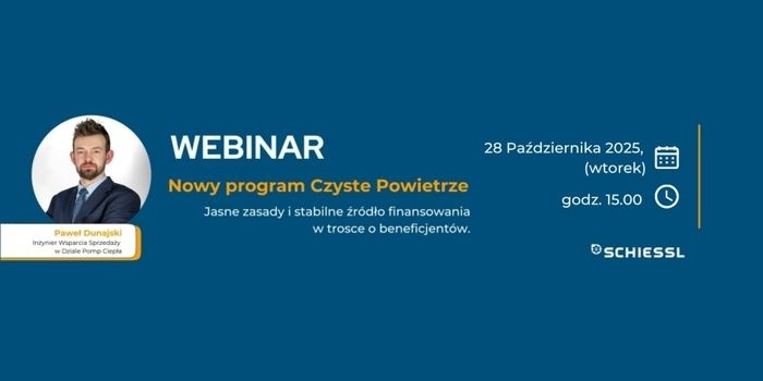 Webinar Nowy program „Czyste Powietrze”