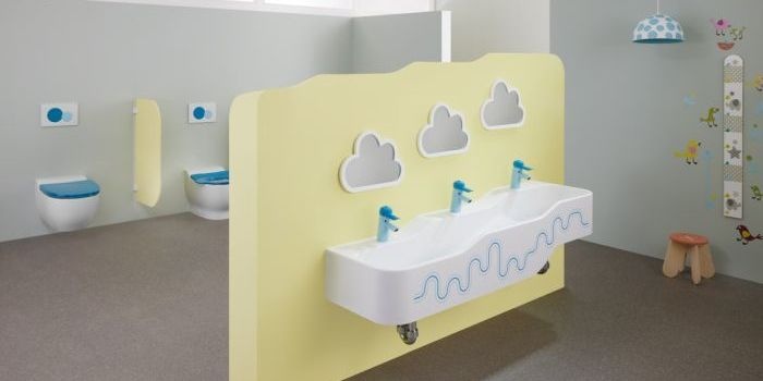 Armatura i wyposażenie sanitarne w przedszkolach i szkołach