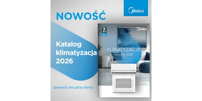 Midea prezentuje katalog RAC-LCAC 2026 – kompleksowy przegląd nowoczesnych systemów klimatyzacji do domu i dla biznesu