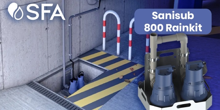 Wypompowanie wody deszczowej w praktyce: Sanisub 800 Rainkit od SFA Poland odpowiada na wyzwania rynku