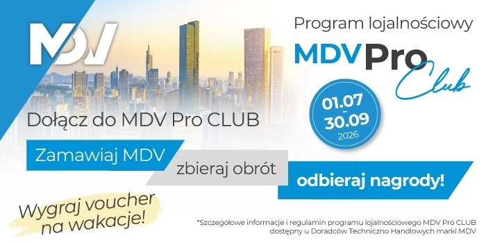 MDV Pro Club – zamawiasz, zbierasz obrót i odbierasz nagrody