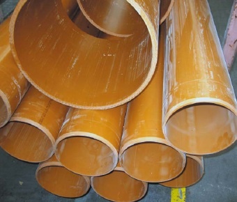 Rury PVC z jednorodną ścianką