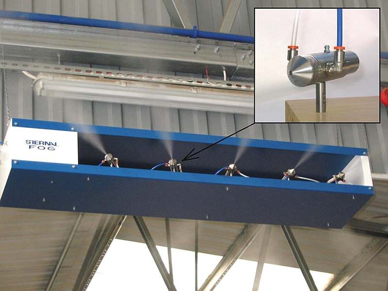 niskociśnieniowy system nawilżania niskociśnieniowy system nawilżania z dyszami dwuczynnikowymi