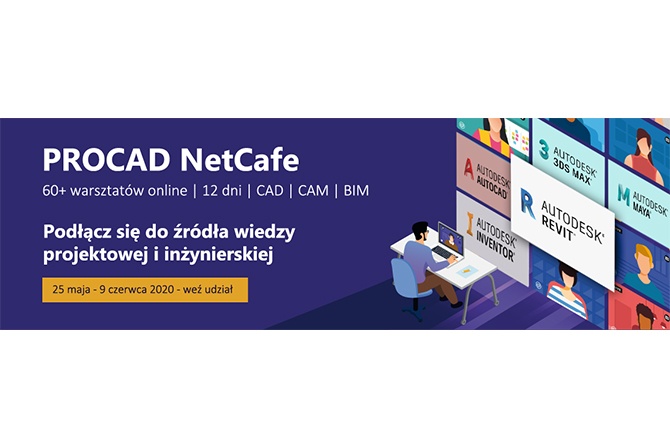 PROCAD NetCafe &ndash; 60 warszat&oacute;w online CAD, CAM i BIM
Fot. PROCAD