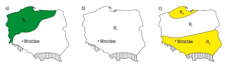 Regiony opadów maksymalnych