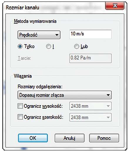 Rys. 5. Wymiarowanie rur/kanałów; rys. archiwum autora (A.S. Borkowski)