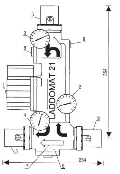 Laddomat 21 Pompa obiegowa