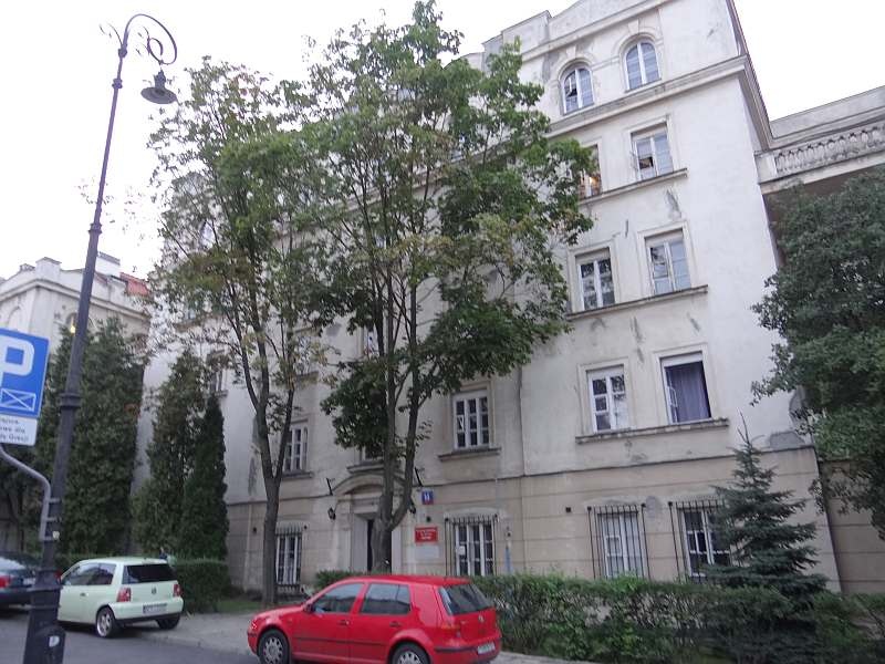 Fronton Domu Studenckiego Politechniki Warszawskiej SEZAM