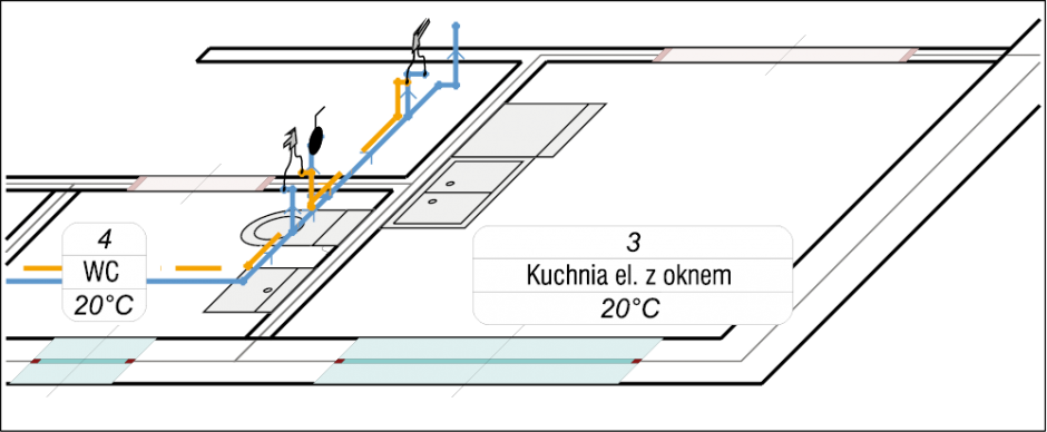 Fragment rysunku aksonometrycznego