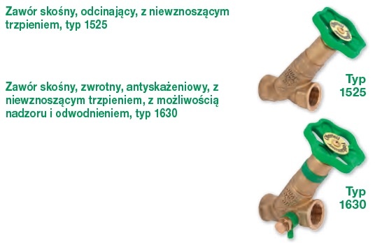 Gebo zawory skośne
