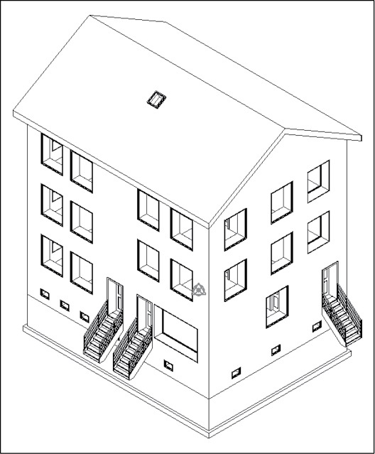 Model architektoniczny budynku
