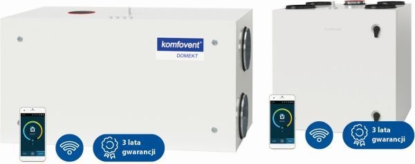 Komfovent Domekt R 600 H, Komfovent Domekt R 450 V Ventia