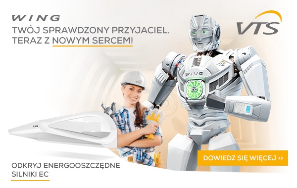 Baner Kurtyna powietrzna WING VTS