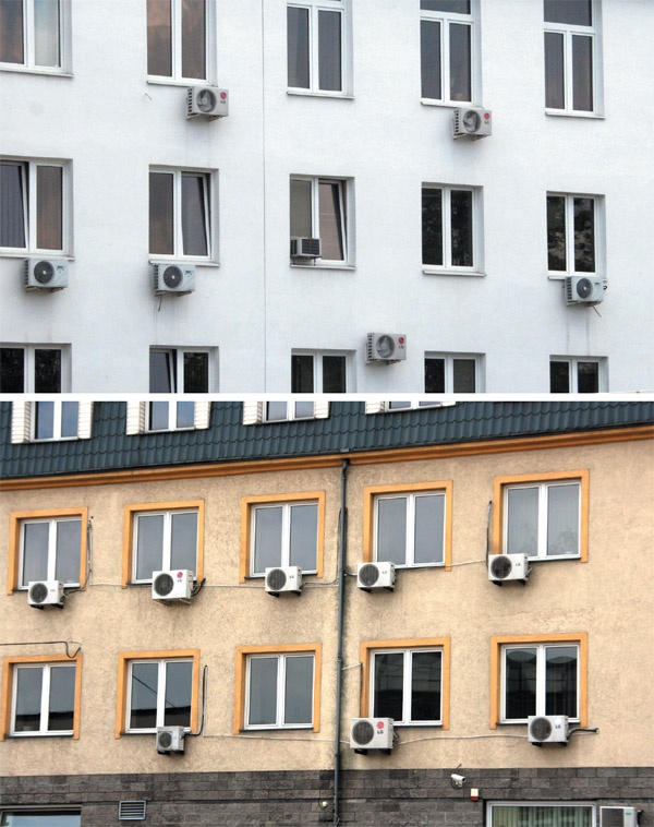 Widok budynków w Warszawie